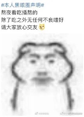 本人黑眼圈声明表情包大全