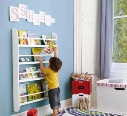 孩子不爱看书？不放试试看这样1㎡的阅读区