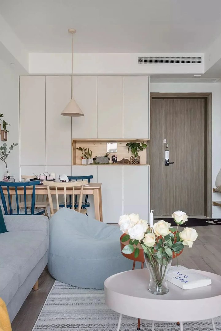 辣妈装85㎡北欧新房,收纳柜这样设计!