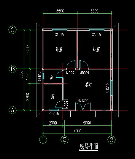 在老家建了一栋房子，如何合理的利用空间，宽7米，长9.6米，高