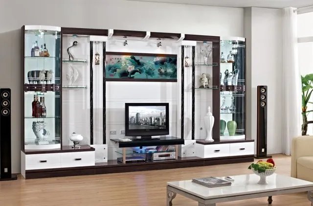 电视组合柜图片大全 客厅电视柜要怎么搭配