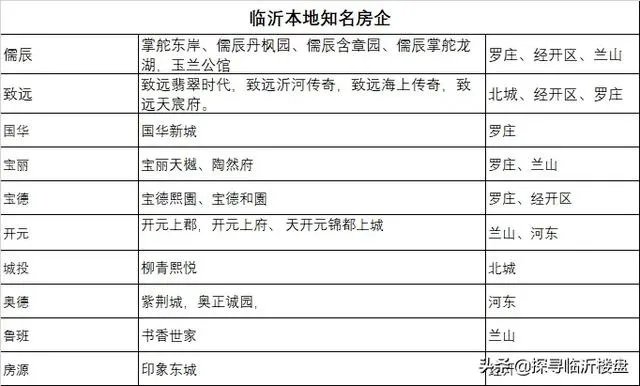 临沂最好的本地开发商是谁？
