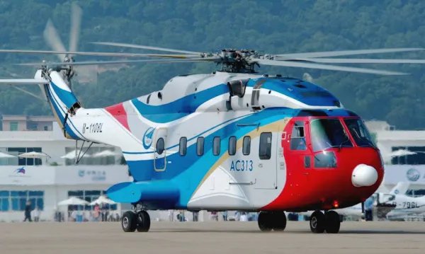 国产AC313 直升机的发动机是国产的吗?