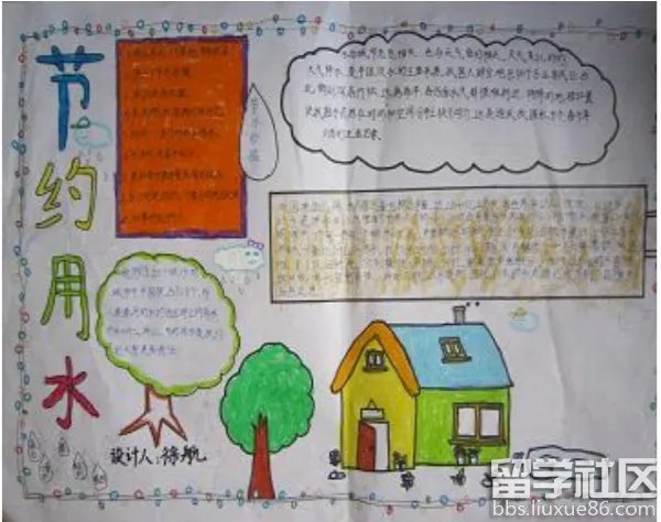 保护水资源手抄报资料