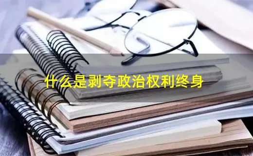 什么是剥夺政治权利终身
