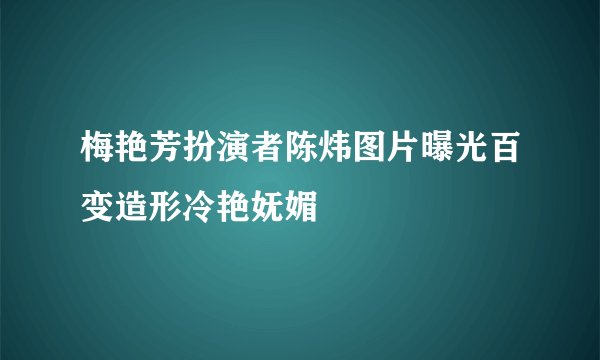 梅艳芳扮演者陈炜图片曝光百变造形冷艳妩媚
