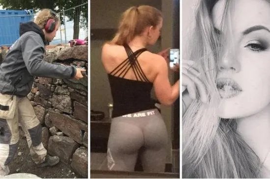 史上最性感的砌砖工曝光 她身材性感火辣不输嫩模