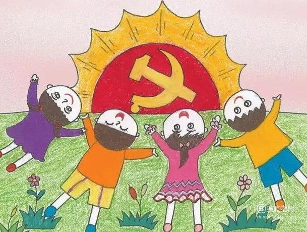 建国70周年儿童画，怎么画？