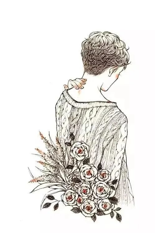 求唯美背影和非主流的女生头像？