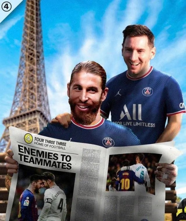 梅西去大巴黎见了拉莫斯会尴尬么？