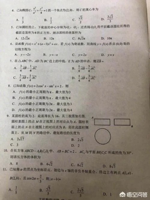 你认为2018高考全国一卷的数学试题难度如何？