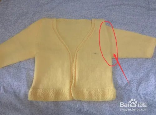 手工编织小孩毛线衣