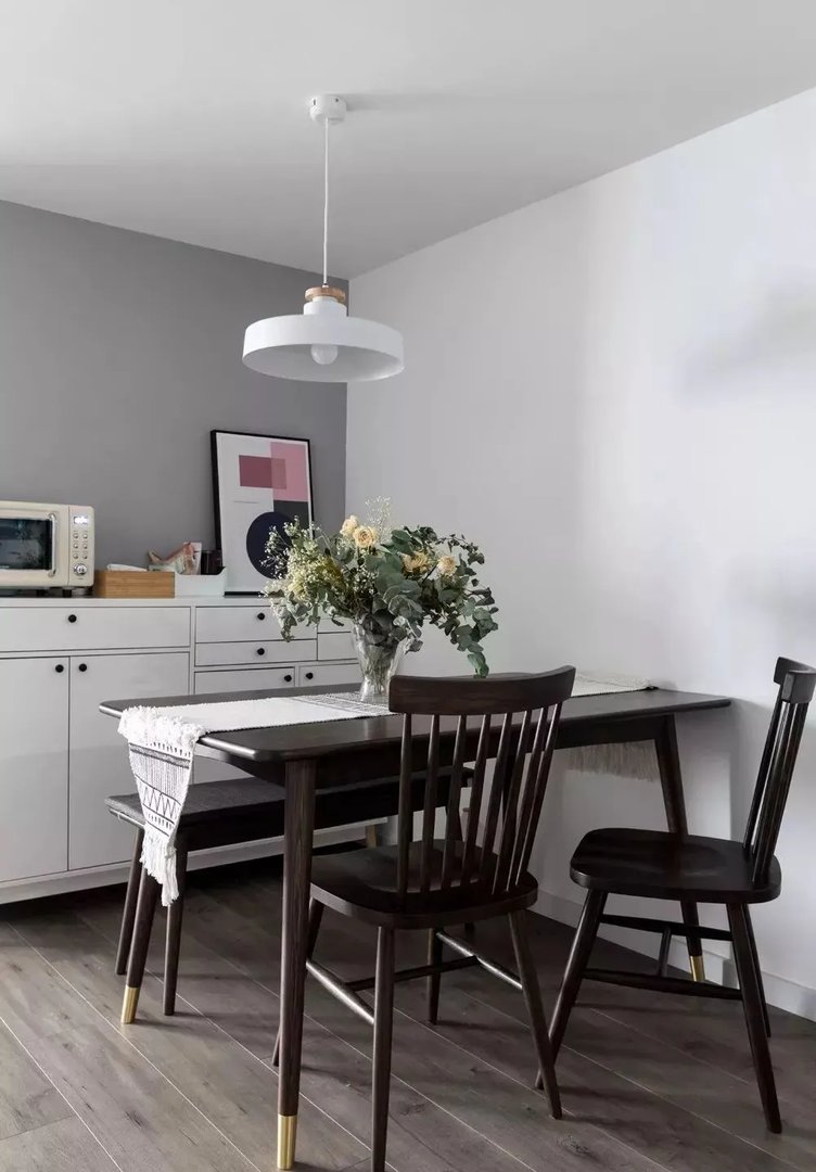 58㎡北欧风单身公寓，清新又复古，蜗居也可以很出彩！