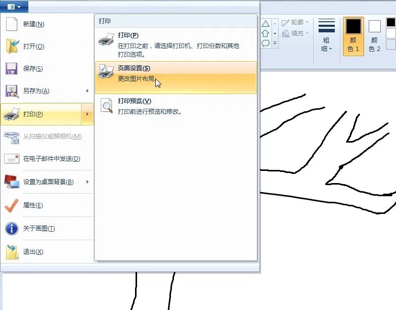 电脑怎么自定义打印布局? 系统自带的布局打印出来的图片太大了。。。