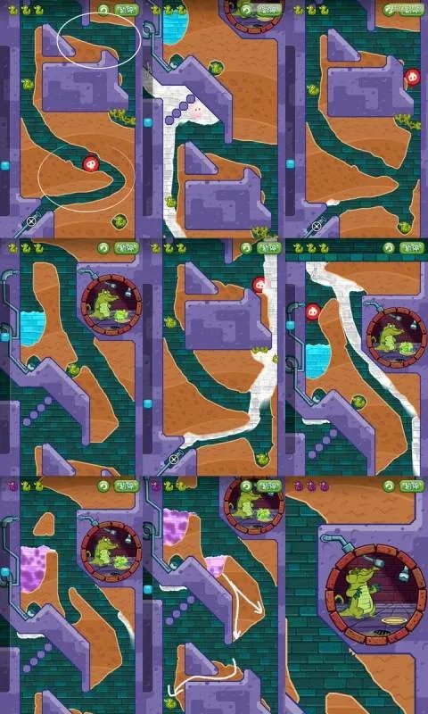 鳄鱼小顽皮爱洗澡中饥饿之痛的第6关怎么玩