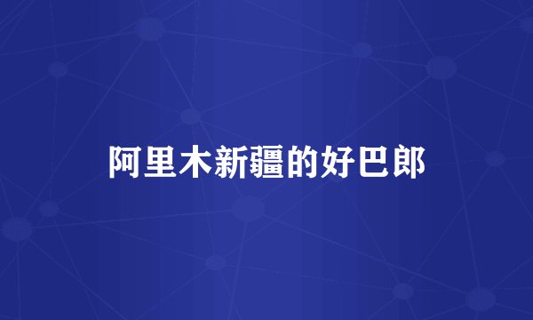 阿里木新疆的好巴郎