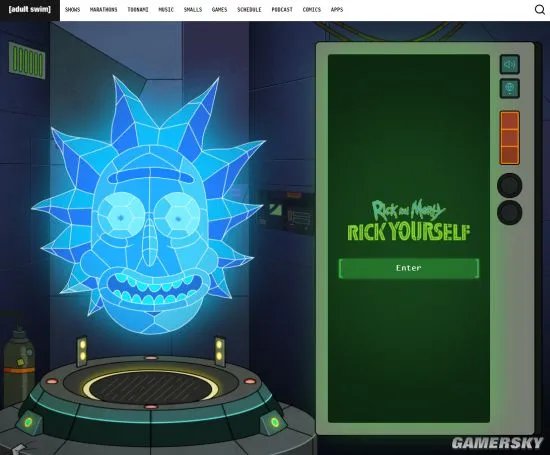 《瑞克和莫蒂》官方推出捏人网页 捏个自己的瑞克