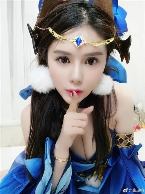 这才是仲夏夜皮肤 斗鱼第一胸七哥COS王者荣耀貂蝉