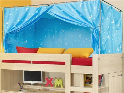 上铺床帘怎么安装