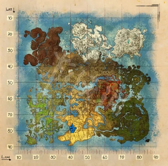 《方舟生存进化》水晶岛飞龙谷在哪 水晶岛飞龙位置一览