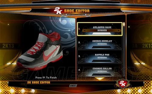 《NBA 2K13》教你如何自建林书豪12-13球季球鞋