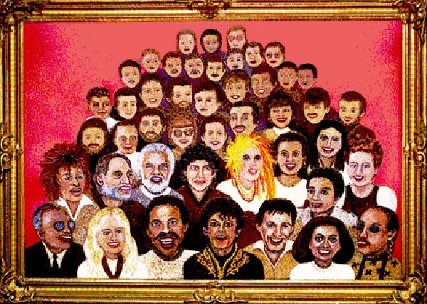 MJ天下一家有哪些人一起唱的