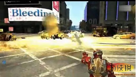 《GTA4》最新MOD “钢铁侠3”Mark 17战甲乱入