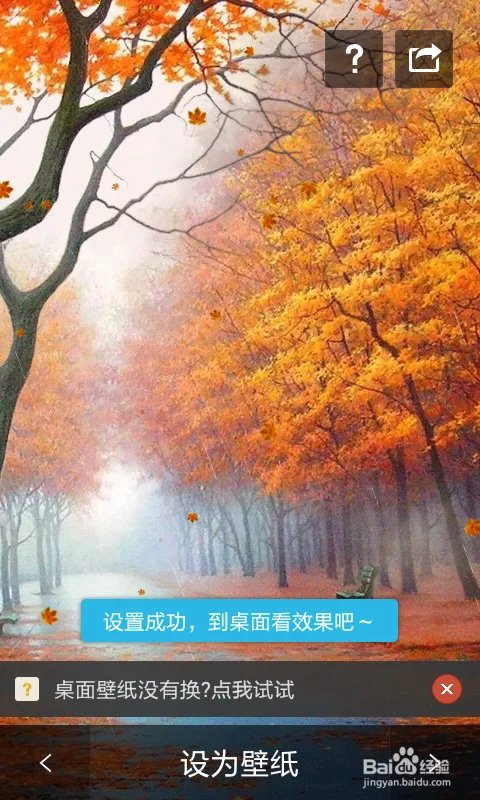 如何为安卓手机设置动态风景壁纸？