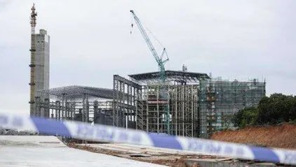 广州在建电厂坍塌是真的吗？