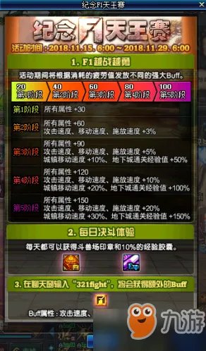 《DNF》11月15日更新内容抢先看 11月15日更新内容介绍