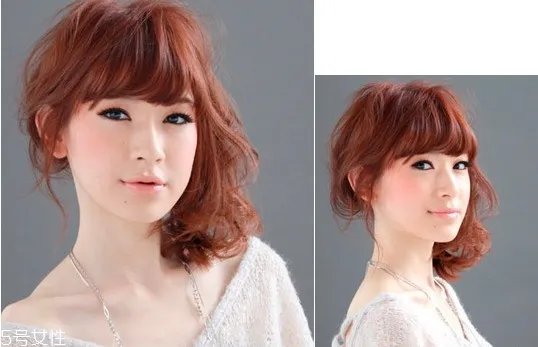 韩式女生短发扎法教程 百变发型扎法