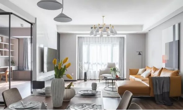 【宜昌交换空间装饰】153㎡现代主义风格，轻奢有品味的小资情调！