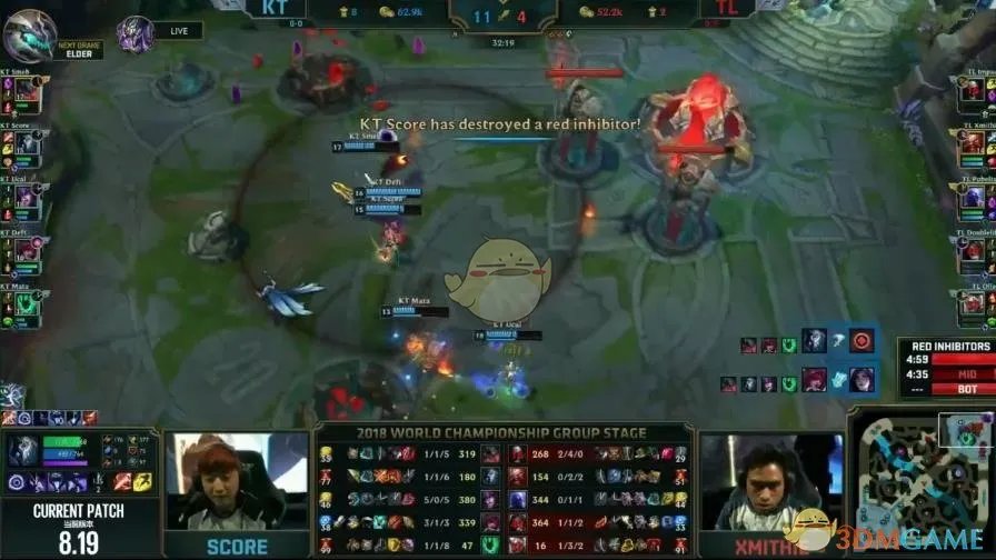 《LOL》S8总决赛10月10日KT vs TL比赛