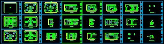 展示设计cad平面图200平方图片精选