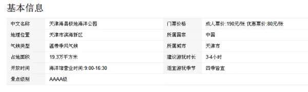 北京海洋馆和天津海昌极地海洋馆，这两个地方有什么区别？