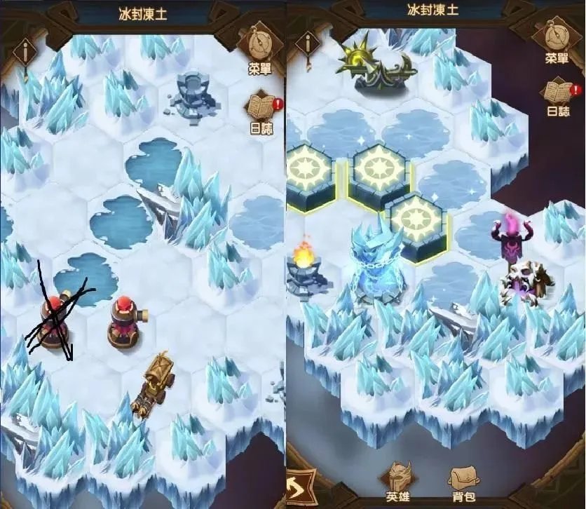 剑与远征冰封冻土路线全流程攻略