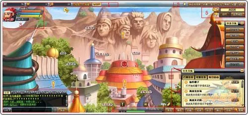 小小忍者，怎样玩转主要界面？