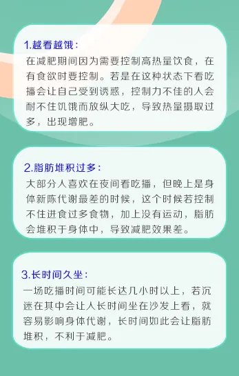 看吃播能减肥吗