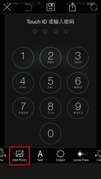 《PicsArt》设置手机锁屏键盘的方法教程