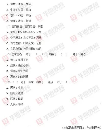 2014年国家公务员考试《行测》真题（完整版）