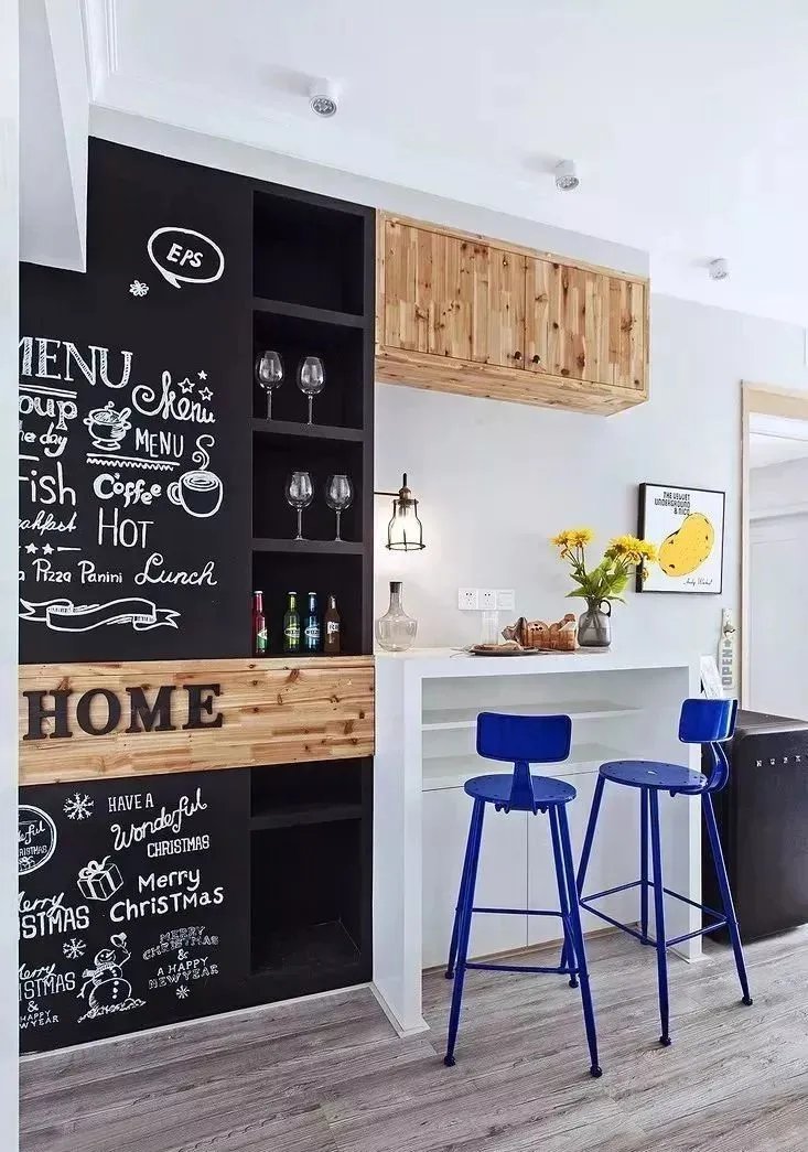 92平北欧风二居室，采光好棒，还有文化砖电视背景墙