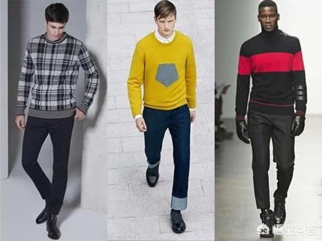对于冬季流行的男士毛衣来说，如何穿出时尚的感觉？