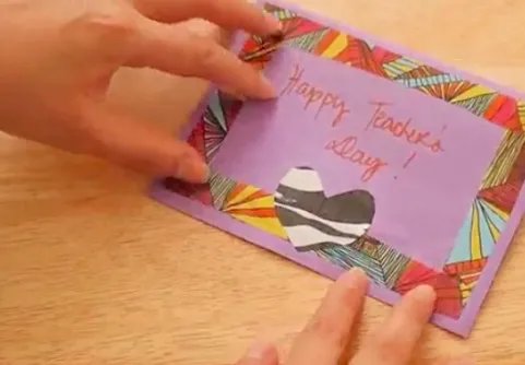 贺卡制作方法大全简单 教师节