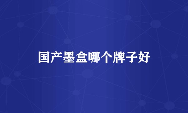 国产墨盒哪个牌子好