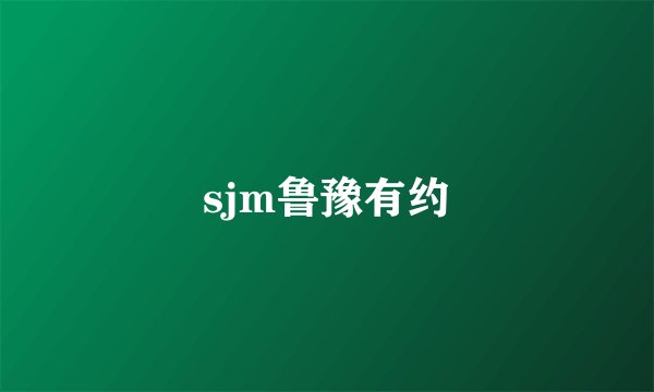 sjm鲁豫有约