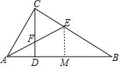 如图，已知$Rt\triangle ABC$中，$\angle ACB=90^{\circ}$，$CD\bot AB$于点$D$，$\angle BAC$的平分线分别交$BC$，$CD$于点$E$、$F$.